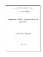 Quá trình tổ chức trận tập kích sân bay cát bi 