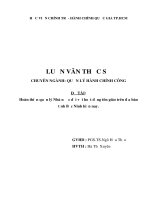Luận văn Thạc sỹ Hoàn thiện quản lý Nhà nước đối với hoạt động tôn giáo trên địa bàn tỉnh Bắc Ninh hiện nay