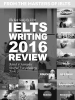 IELTS WRITING   2016 REVIEW 