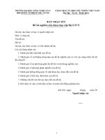 Mẫu các nội dung nhận xét của phản biện đề tài NCKH (Trường đại học Công đoàn)