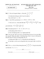 Đề thi chọn giáo viên giỏi huyện thạch hà năm học 2016   2017(có đáp án)