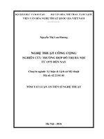 NGHỆ THUẬT CÔNG CỘNG (Nghiên cứu trường hợp đô thị Hà Nội từ 1975 đến nay) - Copy (2)