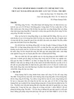 Ứng dụng mô hình MIKE11 nghiên cứu chế độ thủy văn, thủy lực ngã ba sông quảng huế   lưu vực vũ gia   thu bồn 