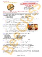 Thi thử BeeClass lần 02 (Đề và đáp án)