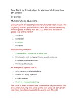 Test bank for introduction to managerial accounting 5th edition 