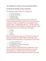 45 test bank for survey of accounting 4th edition