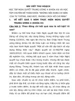 BÀI VIẾT THU HOẠCH HỌC TẬP NGHỊ QUYẾT TRUNG ƯƠNG 4 (KHÓA XII) VÀ HỌC TẬP CHUYÊN ĐỀ TOÀN KHÓA “NHỮNG NỘI DUNG CƠ BẢN CỦA TƯ TƯỞNG, ĐẠO ĐỨC, PHONG CÁCH HỒ CHÍ MINH”