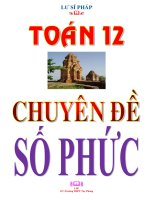 Chuyên đề số phức  2017-2018