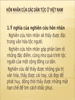 Hôn nhân của các dân tộc ở việt nam