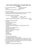 BẢN TƯỜNG TRÌNH THỰC tập hóa học đại CƯƠNG4