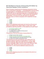69 test bank for survey of accounting 4th edition 