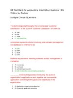 64 test bank for accounting information systems 10th edition by bodnar 