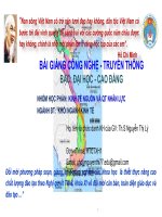 Đề án học phần QTNL 2016   đã sửa1