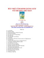 Bát Nhã Tâm Kinh Giảng Giải Vô Thượng Niết Bàn