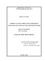 Nghiên cứu hoạt tính một số yếu tố đông máu và kháng đông sinh lý trên bệnh nhân huyết khối tĩnh mạch sâu