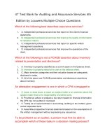 47 test bank for auditing and assurance services 4th