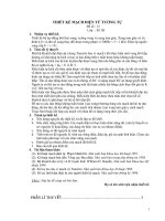 THIẾT KẾ MẠCH ĐIỆN TỬ TƯƠNG TỰ