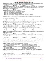 30 đề thi thử tốt nghiệp môn lý 2017