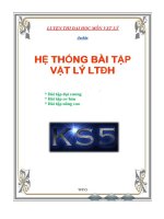 Hệ thống bài tập vật lý ôn thi
