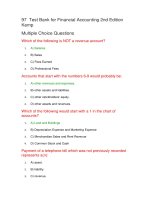 97  test bank for financial accounting 2nd edition kemp