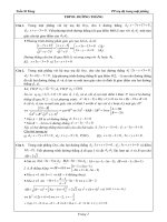 Phương pháp toạn độ trong mặt phẳng phần 01 đường thẳng 