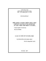 Điêu khắc tượng tròn chùa Việt (thế kỷ XIXVII) vùng Kinh Bắc từ góc nhìn tiếp biến văn hóa (LA tiến sĩ)
