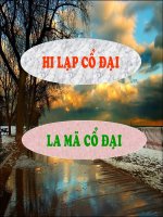 Lịch sử Hy lạp và La Mã cổ đại