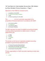 78 test bank for intermediate accounting 19th edition  đề trắc nghiệm có đáp án