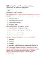 73 free test bank for financial accounting information for decisions 6th edition