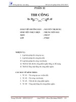 Thuyết minh đồ án tốt nghiệp khoa xddd vs cn trường DHXD