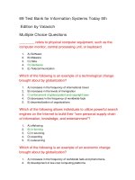 69 test bank for information systems today 5th 