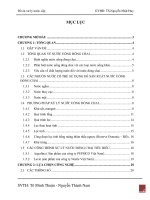 Đồ an thiết kế hệ thống xử lý nước thải thủy sản