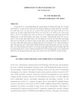 CHÍNH SÁCH VÀ CHUẨN GIÁO DỤC ICT