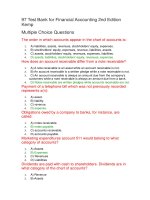 97 test bank for financial accounting 2nd edition kemp