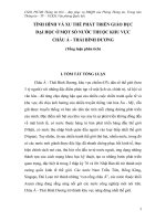 Tình Hình Và Xu Thế Phát Triển Giáo Dục Đại Học Ở Một Số Nước Thuộc Khu Vực Châu Á - Thái Bình Dương