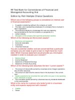 99 test bank for cornerstones of financial and managerial accounting 2nd