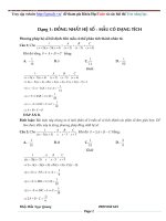 Chinh phục nguyên hàm - tích phân từ A đến Z