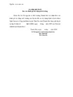 Đề tài đánh giá tác động môi trường dự án đầu tư xây dựng bệnh viện đa khoa nghi sơn thanh hóa   luận văn, đồ án, đề tài tốt nghiệp