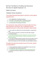 86 free test bank for auditing and assurance services an applied approach 1s1