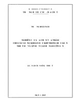 NGHIÊN CỨU LỰA CHỌN VỮA TRÁM CHO CÁC GIẾNG KHOAN DẦU KHÍ TRONG ĐIỀU KIỆN NHIỆT ĐỘ VÀ ÁP SUẤT CAO BỂ NAM CÔN SƠN