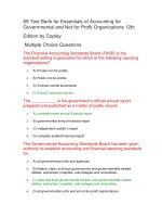69 test bank for essentials of accounting for governmental and not for profit organizations 12th 