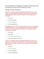 53 test bank for principles of taxation for business and investment planning 2015