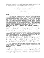 Đặc Trưng Cơ Bản Về Điều Kiện Tự Nhiên Vùng Chiến Trường Bạch Đằng Năm 1288