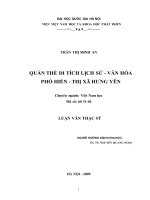 Quần thể di tích lịch sử   văn hóa phố hiến   thị xã hưng yên 