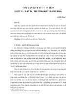 Tiếp cận lịch sử từ di tích (một vài dẫn dụ trường hợp Thanh Hóa)