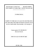 Nghiên cứu giải phẫu và ứng dụng vạt đùi trước ngoài trong điều trị khuyết hổng vùng cẳng - bàn chân