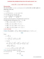 Chuyên đề trắc nghiệm số phức