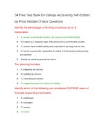 34 free test bank for college accounting 14th edition