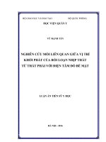 Nghiên cứu mối liên quan giữa vị trí khởi phát của rối loạn nhịp thất từ thất phải với điện tâm đồ bề mặt