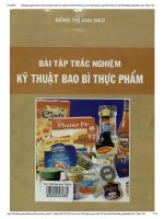 Bài Tập Trắc Nghiệm Kỹ Thuật Bao Bì Phần 1